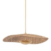 Hudson Valley Lighting Shiloh 35" Wide LED Pendant Vintage Gold Leaf