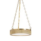 Hudson Valley Lighting Lynden 4 Light 16" Wide Drum Chandelier Aged Brass