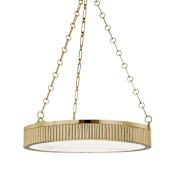 Hudson Valley Lighting Lynden 5 Light 22" Wide Drum Chandelier Aged Brass