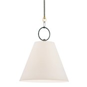 Hudson Valley Lighting Altamont Single Light 18" Wide Pendant Distressed Bronze