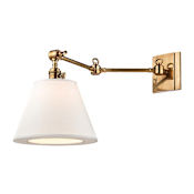 Hudson Valley Lighting Hillsdale Single Light 13" Tall Wall Sconce Aged Brass