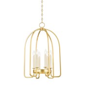 Hudson Valley Lighting Oakville 6 Light 18" Wide Multi Light Pendant Aged Brass