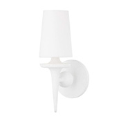 Hudson Valley Lighting Torch 16" Tall Wall Sconce White Plaster