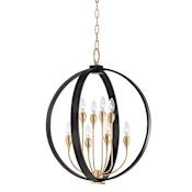 Hudson Valley Lighting Dresden 8 Light 22" Wide Taper Candle Chandelier Aged Old Bronze