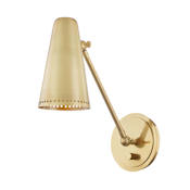 Hudson Valley Lighting Easley 13" Tall Wall Sconce Aged Brass