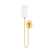 Hudson Valley Lighting Harlem 24" Tall Wall Sconce Aged Brass