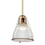 Hudson Valley Lighting Haverhill Single Light 17" Wide Pendant Aged Brass