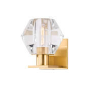Hudson Valley Lighting Cooperstown 8" Tall Wall Sconce Aged Brass