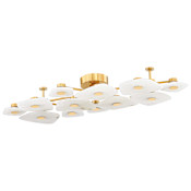 Hudson Valley Lighting Holmdel 24" Wide Semi-flush Ceiling Fixture Aged Brass