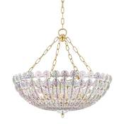 Hudson Valley Lighting Floral Park 8 Light 25" Wide Chandelier Aged Brass