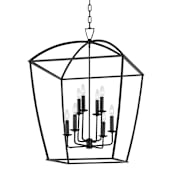 Hudson Valley Lighting Bryant 8 Light 24" Wide Taper Candle Chandelier Aged Iron