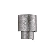 Hudson Valley Lighting Moray 2 Light 9" Tall Wall Sconce Black Silver Leaf