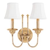 Hudson Valley Lighting Yorktown 2 Light 14" Tall Wall Sconce Aged Brass