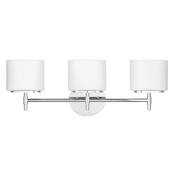 Hudson Valley Lighting Trinity 3 Light 22" Wide Bathroom Vanity Light Polished Chrome