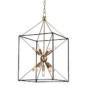 Hudson Valley Lighting Glendale 9 Light 16" Wide Mini Chandelier Aged Brass