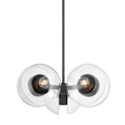 Hudson Valley Lighting Kert 6 Light 27" Wide Chandelier Black Brass
