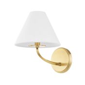 Hudson Valley Lighting Stacey 11" Tall Wall Sconce Aged Brass