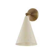 Hudson Valley Lighting Pawley 13" Tall Wall Sconce Historic Bronze / Soft Sand
