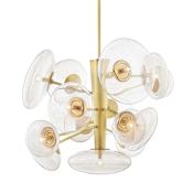 Hudson Valley Lighting Opera 14 Light 55" Wide Pendant Aged Brass