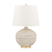 Hudson Valley Lighting Katonah 24" Tall Vase Table Lamp Gold Leaf