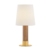 Hudson Valley Lighting Meadowbrook 14" Tall LED Buffet Table Lamp Aged Brass