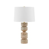 Hudson Valley Lighting Galeville 29" Tall Accent Table Lamp Aged Brass