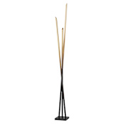 Hudson Valley Lighting Gansevoort 78" Tall LED Tree Floor Lamp Gradient Brass