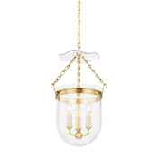 Hudson Valley Lighting Rousham 3 Light 13" Wide Pendant Aged Brass