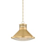 Hudson Valley Lighting Highclere 18" Wide Pendant Aged Brass