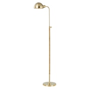 Hudson Valley Lighting Devon 51" Tall Arc Floor Lamp Aged Brass