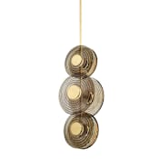Hudson Valley Lighting Griston 6 Light 8" Wide LED Mini Pendant Aged Brass
