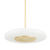 Hudson Valley Lighting Blyford 21" Wide LED Pendant Aged Brass
