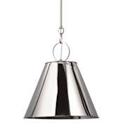 Hudson Valley Lighting Altamont Single Light 19" Wide Pendant Polished Nickel