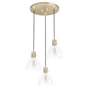 Hunter Van Nuys 3 Light 16" Wide Multi Light Pendant Alturas Gold