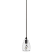 Hunter Dunshire 5" Wide Mini Pendant Noble Bronze / Clear Glass