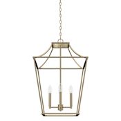 Hunter Laurel Ridge 4 Light 19" Wide Taper Candle Pendant Alturas Gold