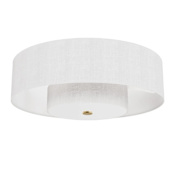 Hunter Brookside 3 Light 30" Wide LED 3 Blade Fandelier Luxe Gold / Fresh White