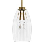 Hunter Rossmoor 6" Wide Mini Pendant Luxe Gold