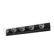 Hunter Donelson 5 Light 30" Wide Vanity Strip Natural Iron