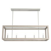 Hunter Squire Manor 5 Light 40" Wide Taper Candle Style Chandelier Brushed Nickel