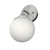 Hunter Hepburn 11" Tall Bathroom Sconce Brushed Nickel