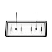 Hunter Felippe 8 Light 40" Wide Linear Chandelier Natural Iron