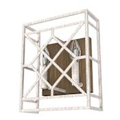 Hunter Langwood 2 Light 12" Tall LED Wall Sconce Distressed White