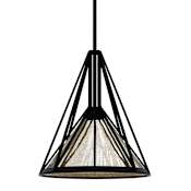 Hunter Rafner 13" Wide Pendant Natural Iron