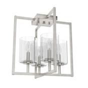 Hunter Kerrison 4 Light 15" Wide Flush Mount Ceiling Fixture Brushed Nickel