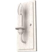 Hunter Southcrest 12" Tall Wall Sconce - ADA Compliant Distressed White