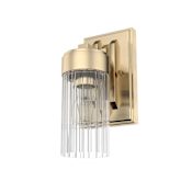 Hunter Gatz 11" Tall Bathroom Sconce Alturas Gold