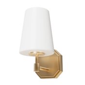 Hunter Nolita 10" Tall Bathroom Sconce Alturas Gold
