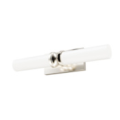 Hunter Lenlock 2 Light 22" Wide Bath Bar Brushed Nickel