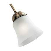 Hunter Set of 4 Glass Shades for Four-Light Fitter and Adapter Light Kits Frosted Seeded